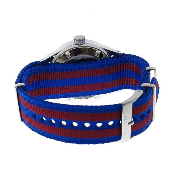 Seiko 5 Sports FC Barcelona 100M Red Dial Men's Watch Nylon Strap SRP305K1 - Diligence1International