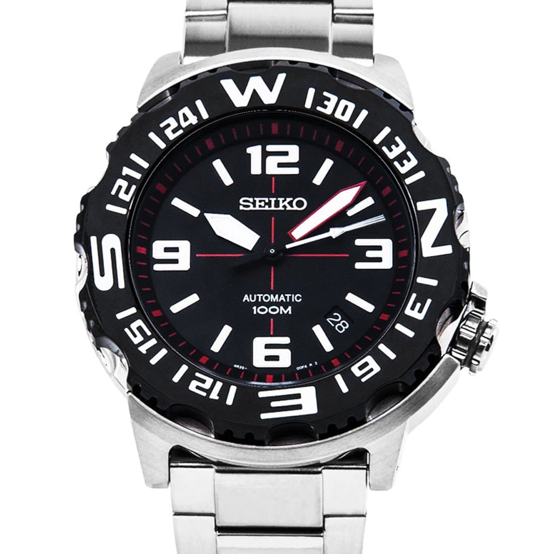 Seiko Field Monster Automatic 100M Men's Stainless Strap Watch SRP445K1 - Diligence1International