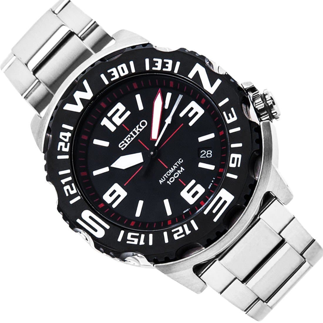 Seiko Field Monster Automatic 100M Men's Stainless Strap Watch SRP445K1 - Diligence1International