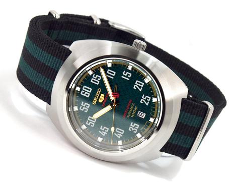 Seiko 5 Sports JAPAN Made Limited Edition Green Carbon Fiber Dial Helmet Turtle Watch SRPA89J1 - Diligence1International