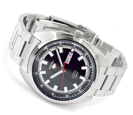 Seiko 5 Sports 100M Black Helmet Turtle Automatic Men's Stainless Steel Watch SRPB19K1 - Diligence1International