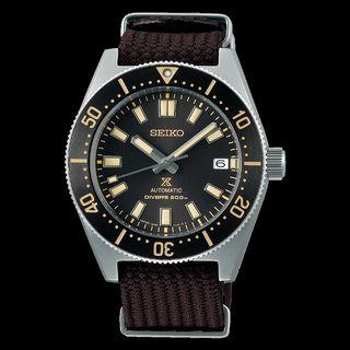 Seiko Japan Made 62MAS Prospex Diver's Brown Dial Men's Seichu Straps Watch SPB239J1