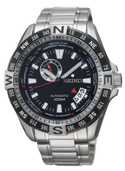 Seiko Superior 100M Men's Black Dial Stainless Steel Strap Watch SSA095K1 - Diligence1International