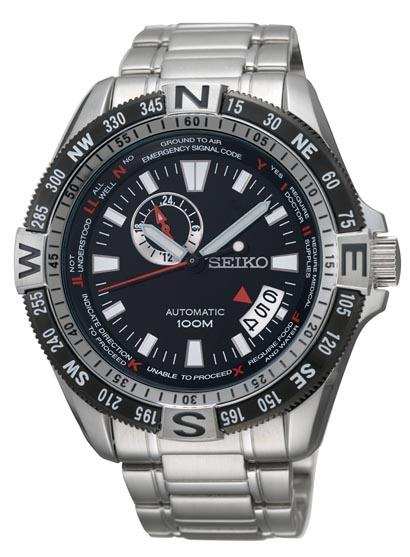Seiko Superior 100M Men's Black Dial Stainless Steel Strap Watch SSA095K1 - Diligence1International