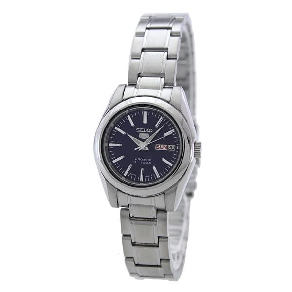 Seiko 5 Classic Ladies Size Blue Dial Stainless Steel Strap Watch SYMK15K1 - Diligence1International