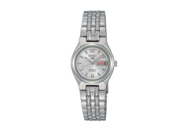 Seiko 5 Classic Ladies Size Silver Dial Stainless Steel Strap Watch SYMK31K1 - Diligence1International