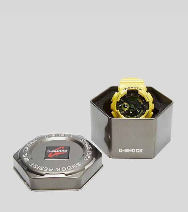 Casio G-Shock GA110 Neo Metallic Series Anadigi Standard Color Yellow Watch GA110NM-9ADR - Diligence1International