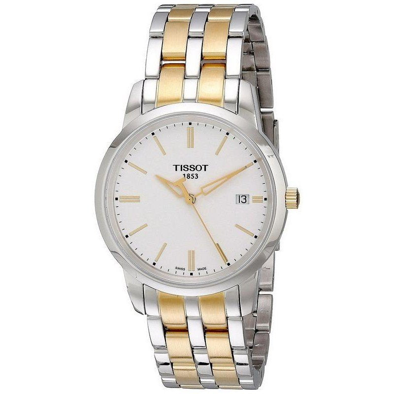 Tissot Swiss Made T-Classic Dream 2 Tone Gold Plated Men's Watch T0334102201101