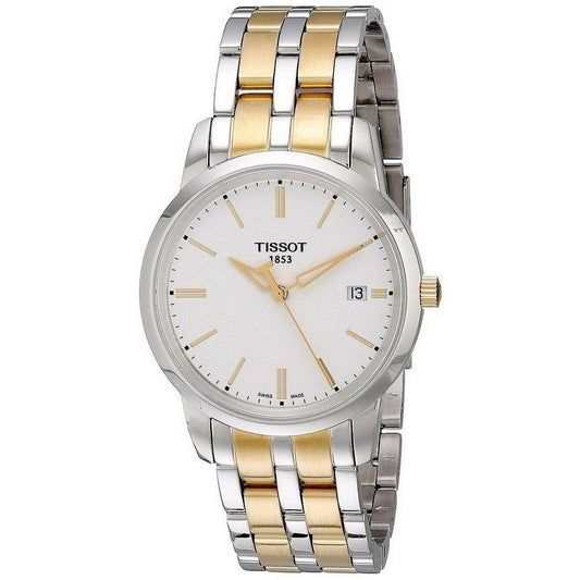 Tissot Swiss Made T-Classic Dream 2 Tone Gold Plated Men's Watch T0334102201101