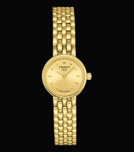 Tissot Swiss Made T-Lady Lovely All Gold Plated Ladies' Watch T0580093302100 - Diligence1International