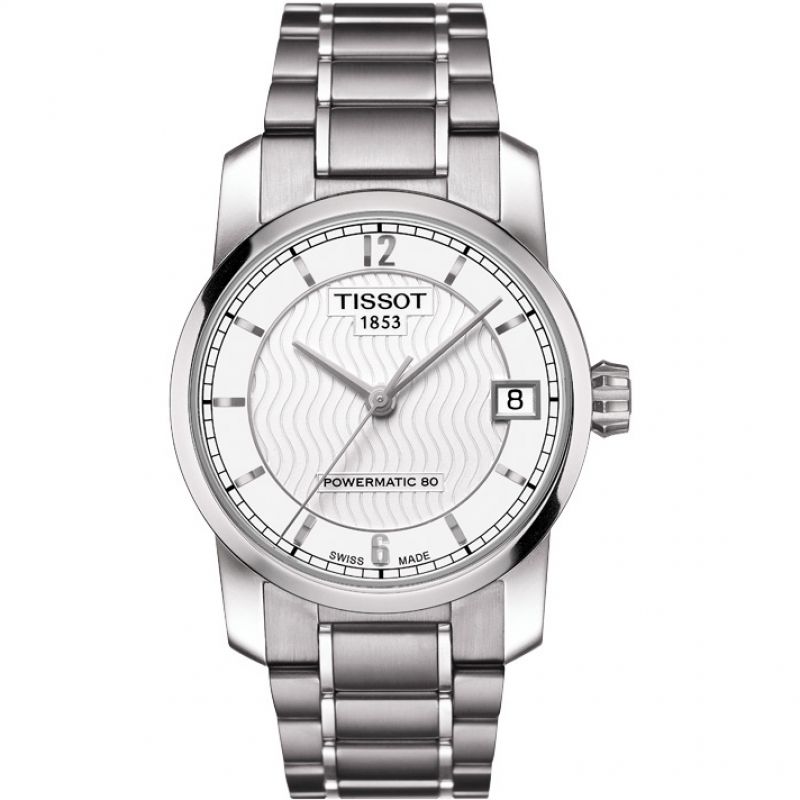 Tissot Swiss Made T-Classic Titanium Automatic Silver Dial Ladies Watch T0872074403700 - Diligence1International