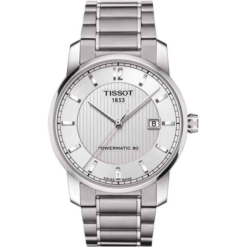 Tissot Swiss Made T-Classic Titanium Automatic Silver Dial Men's Watch T0874074403700 - Diligence1International