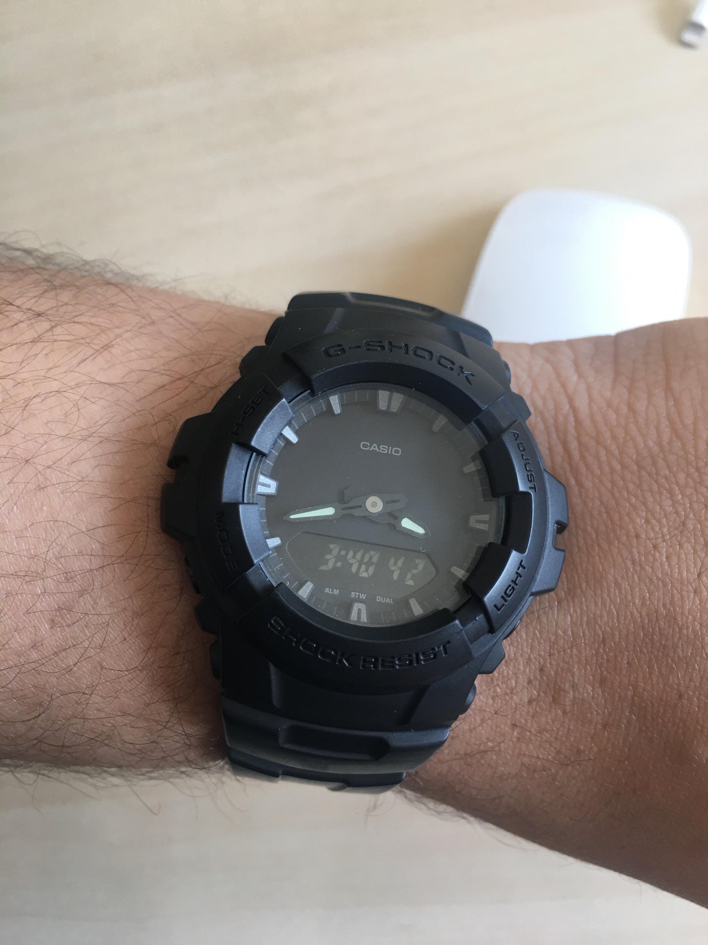 Casio G-Shock Black Series Anadigi Black Watch G100BB-1ADR
