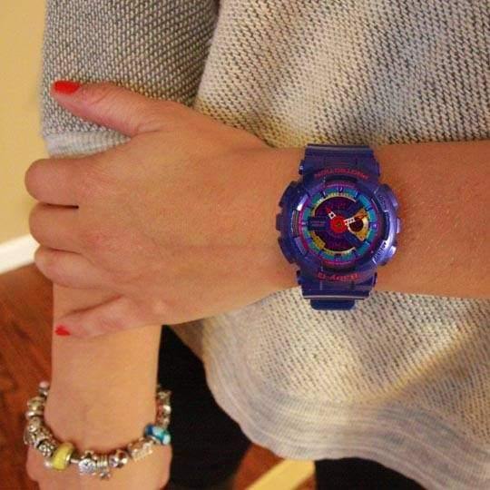 Casio Baby-G BA-110 Series Neon Color Purple Watch BA112-2ADR - Diligence1International