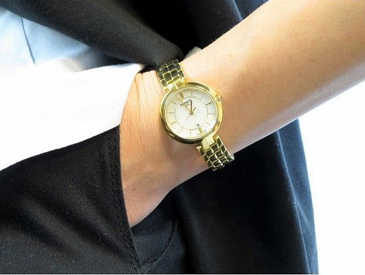 Tissot Swiss Made T-Lady Flamingo MOP Gold Plated Ladies' Watch T0942103311100 - Diligence1International