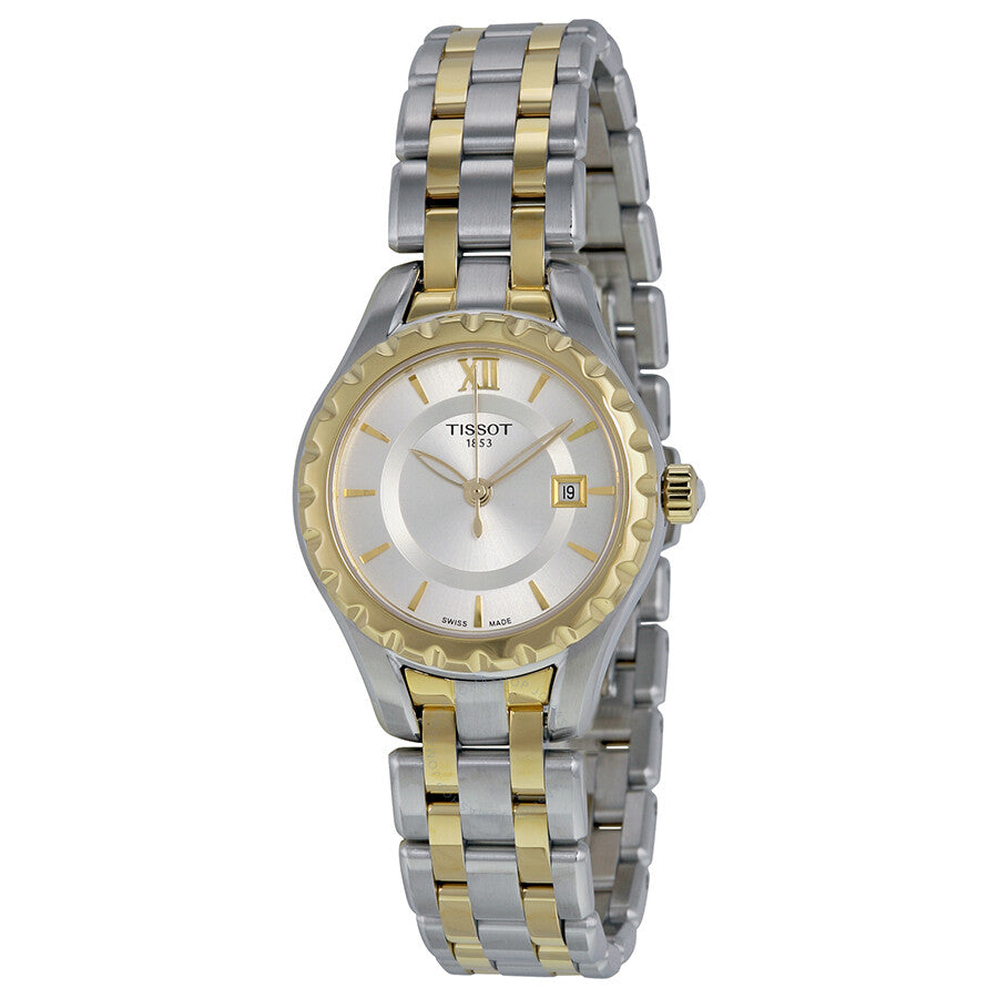 Tissot Swiss Made T-Classic Small Lady 2 Tone Gold Plated Stainless Steel Ladies' Watch T0720102203800