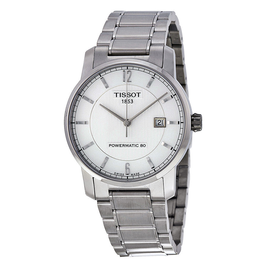 Tissot Swiss Made T-Classic Titanium Automatic Silver Dial Men's Watch T0874074403700 - Diligence1International