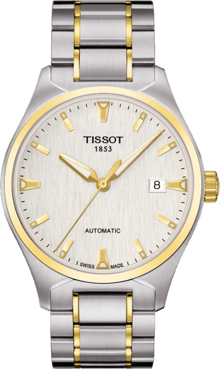 Tissot Swiss Made T-Classic Tempo Automatic 2 Tone Gold Plated Men's Watch T0604072203100 - Diligence1International