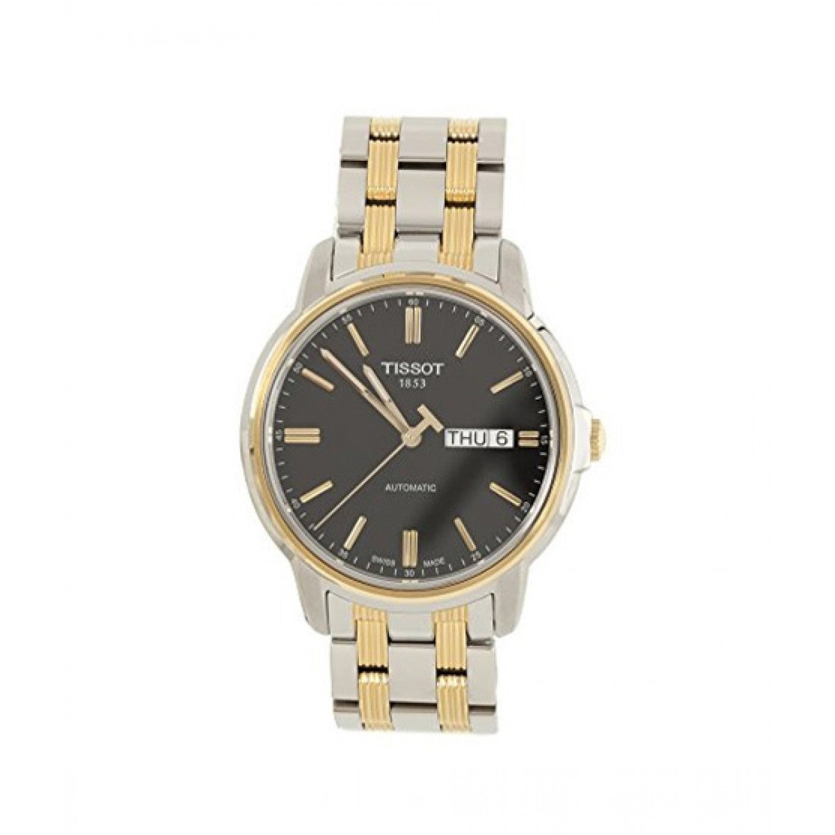 Tissot Swiss Made T-Classic III Automatic 2 Tone Gold Plated Men's Watch T0654302205100 - Diligence1International