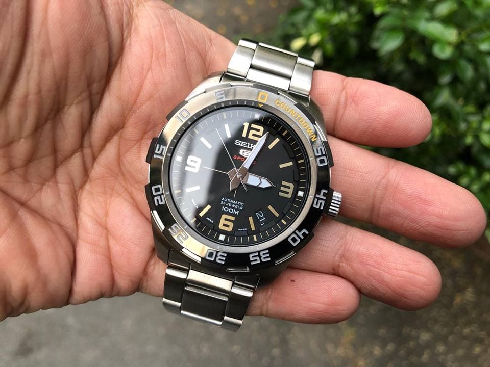Seiko 5 Sports JAPAN Made 100M Automatic Men's Watch Black Dial SRPB83J1 - Diligence1International