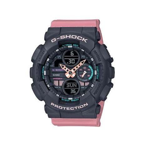 Casio G-Shock Sneaker S Series Analog-Digital Black x Pink Strap Ladies' Watch GMAS140-4ADR - Diligence1International