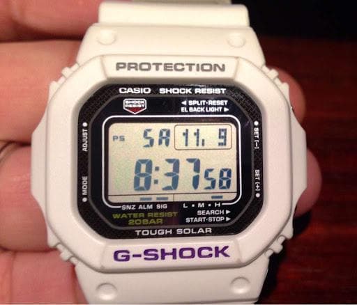Casio G-Shock Tough Solar Digital Snow Warrior White x Black Accents Watch G5600A-7DR - Diligence1International