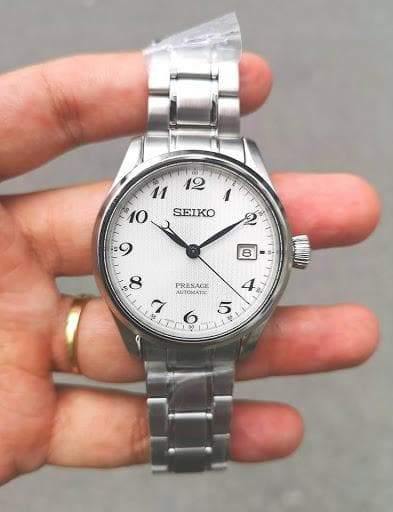 Seiko JAPAN Made Presage Karesansui White Men's Stainless Steel Watch SPB063J1 - Diligence1International