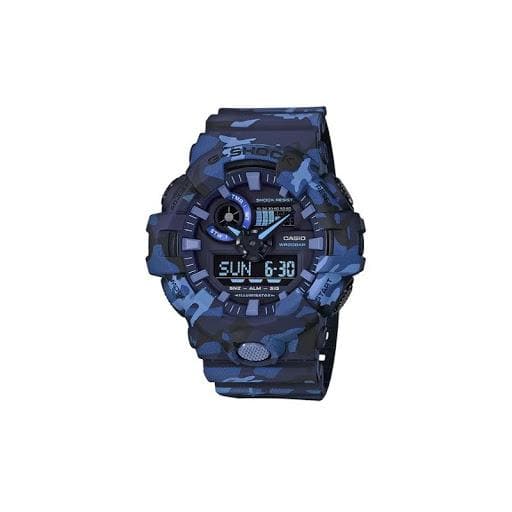 Casio G-Shock Military Blue Camo Watch Camouflage GA700CM-2ADR - Diligence1International