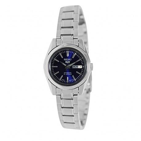 Seiko 5 Classic Ladies Size Blue Dial Stainless Steel Strap Watch SYMK15K1 - Diligence1International