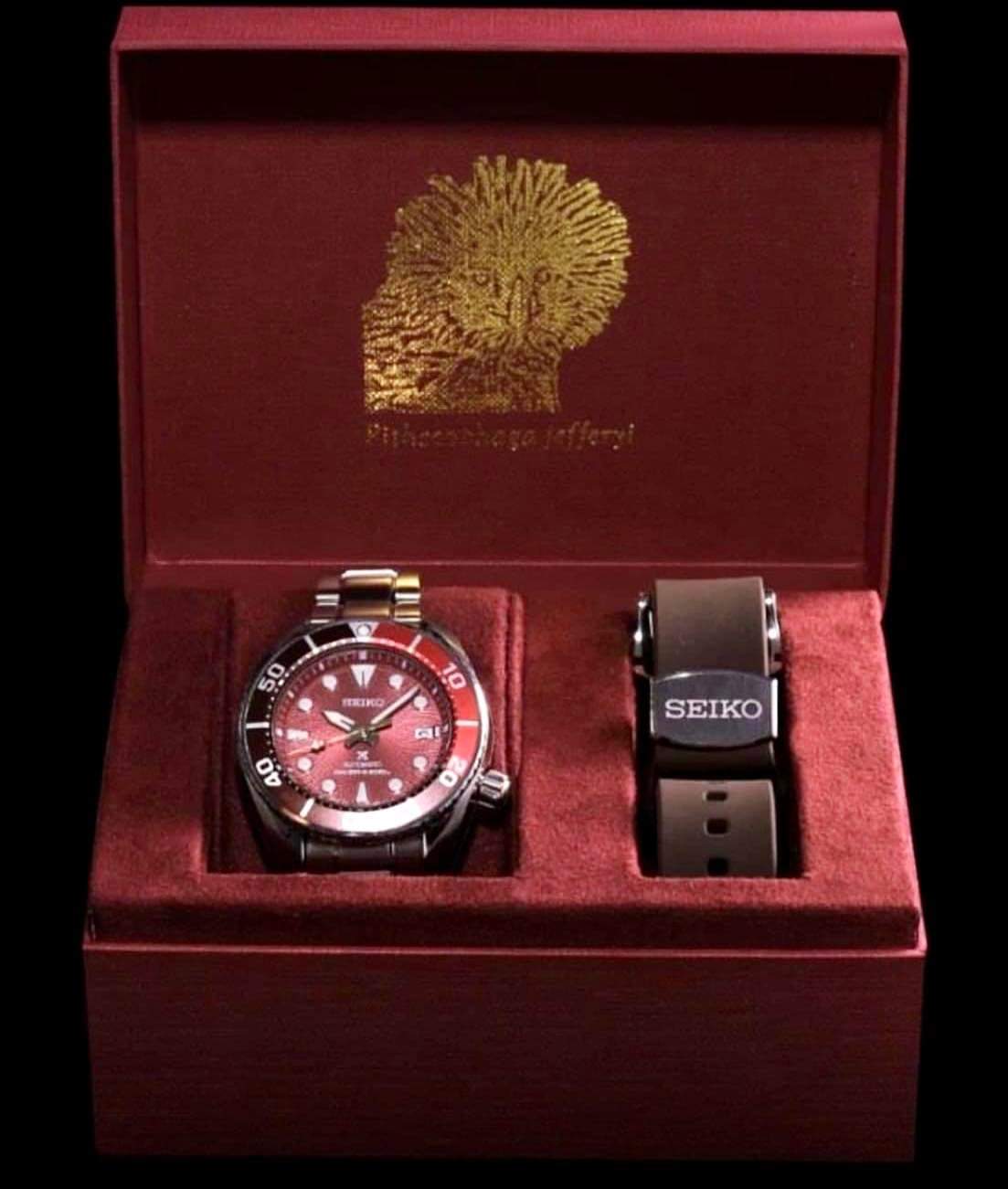 Seiko Prospex King Sumo Red Eagle PH Limited Edition Men's Stainless Steel Watch SPB345J1