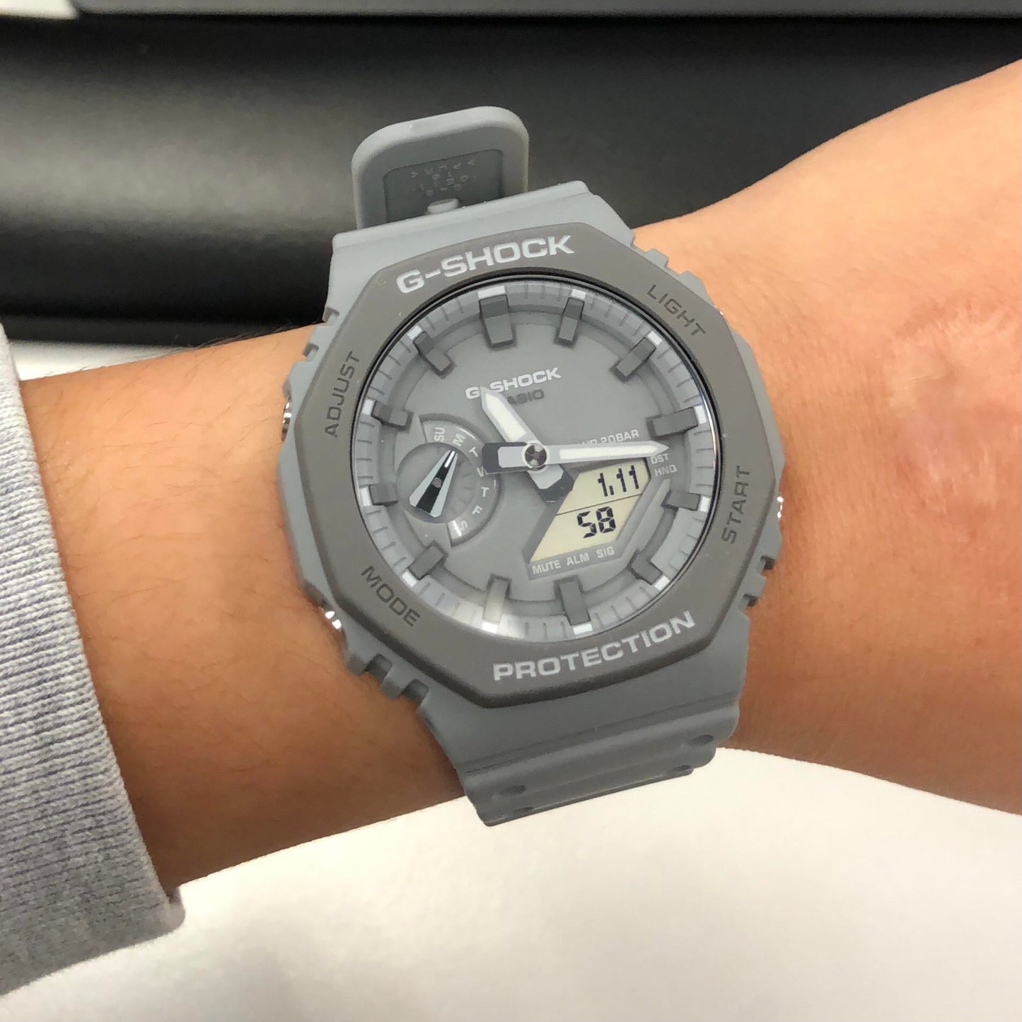 Casio G-Shock Carbon Core Guard Earth Tone Grey AP CasiOak Watch GA2110ET-8ADR - Diligence1International