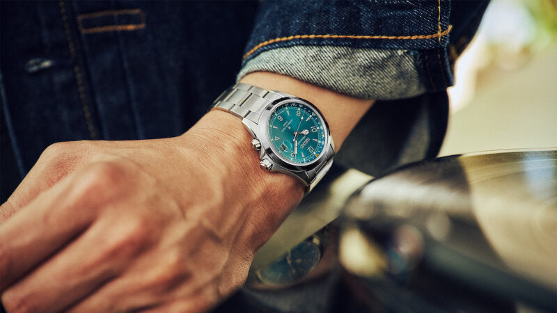 Seiko Japan Made Prospex Alpinist Tealpine Green Men's Stainless Watch SPB503J1