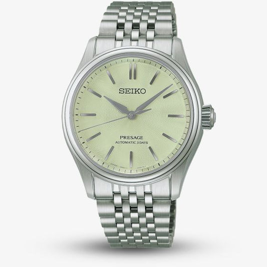 Seiko Presage Wakatake-iro Green Classic Series Stainless Steel Boy Size Men's Watch HCC002J1