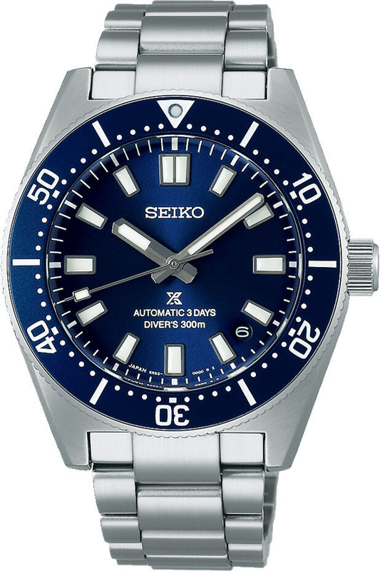 Seiko 62MAS Prospex 300m Diver's 1965 Blue Men's Stainless Steel Watch SPB451J1