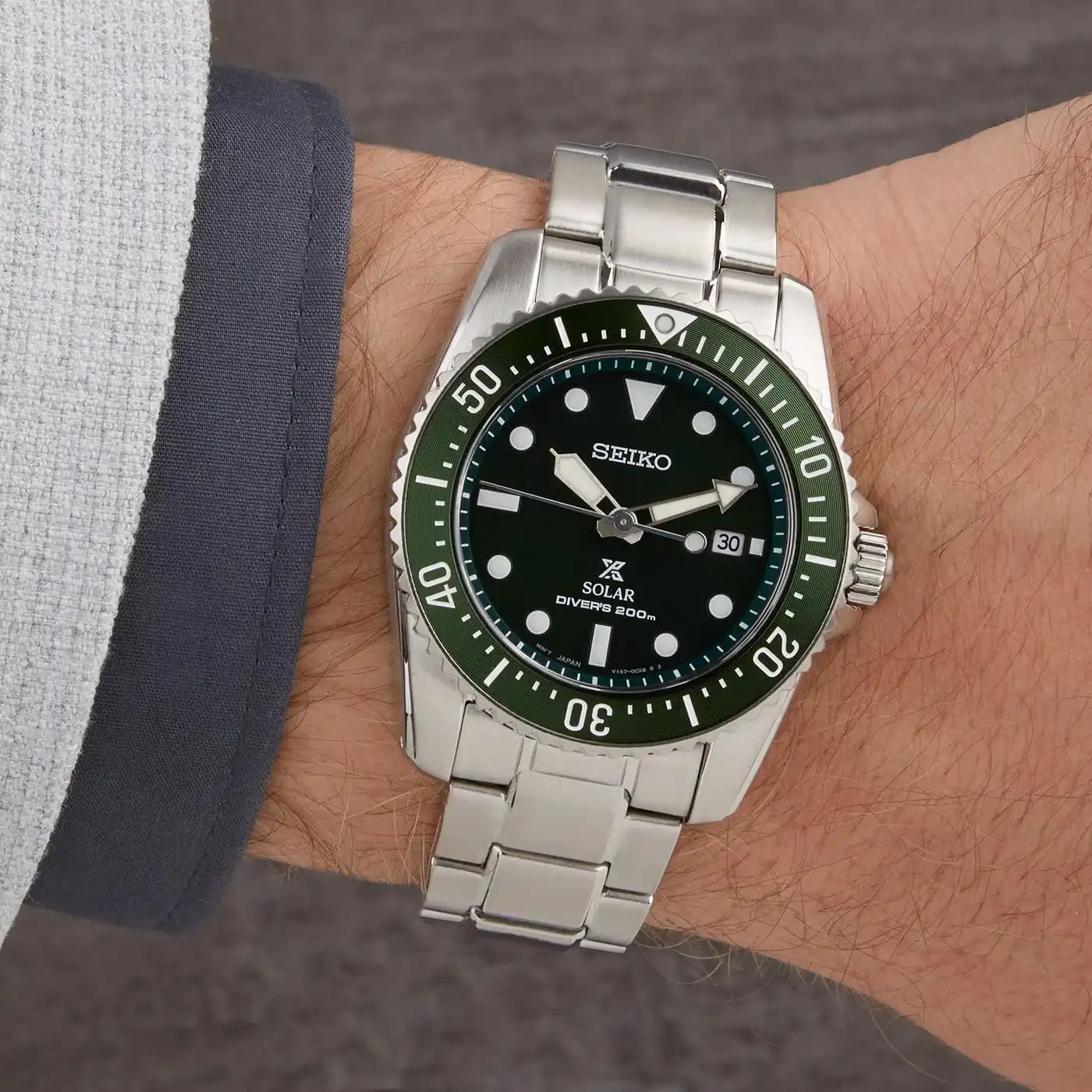 Seiko Prospex Hulk Solar Diver's Men's Stainless Steel Watch SNE583P1