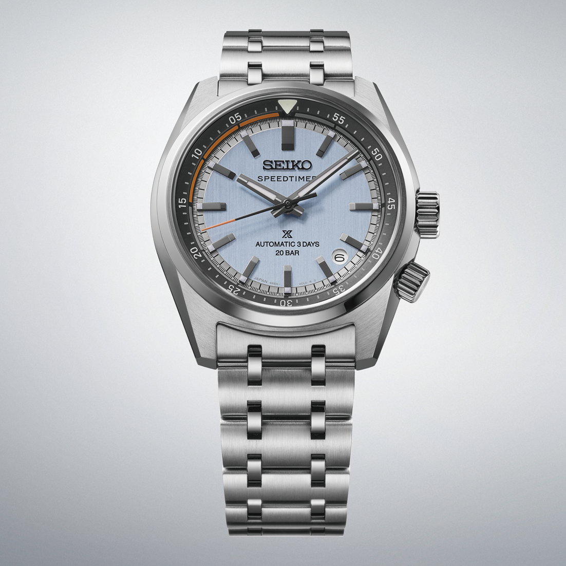 Seiko Prospex Speedtimer Automatic Sky Blue Men's Stainless Watch HBC003J1