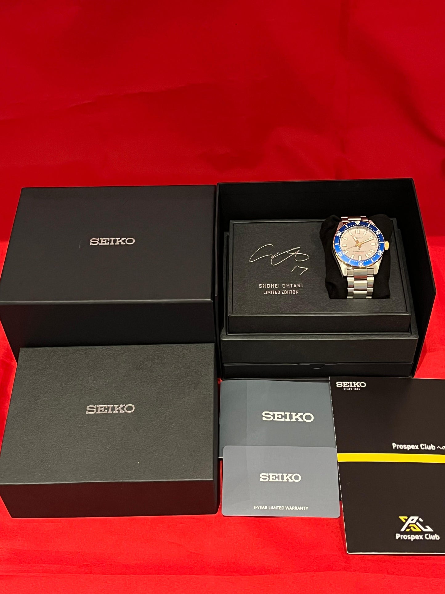 Seiko Prospex 1965 Heritage Diver's 62MAS Shohei Ohtani 2026 LE Men's Stainless Steel Watch SBDC222