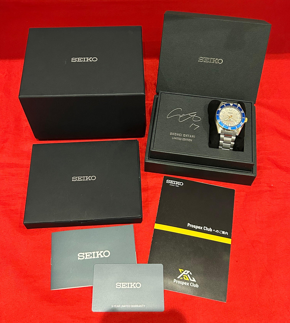 Seiko Prospex 1965 Heritage Diver's 62MAS Shohei Ohtani 2026 LE Men's Stainless Steel Watch SBDC222