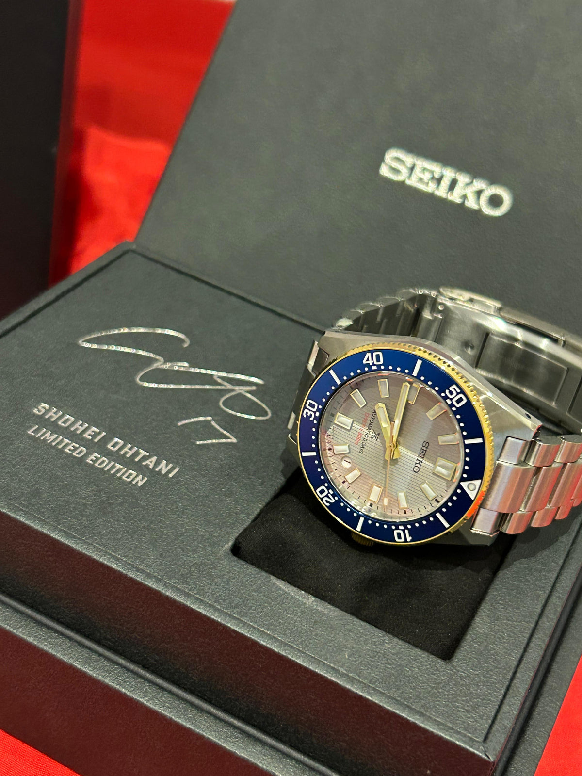 Seiko Prospex 1965 Heritage Diver's 62MAS Shohei Ohtani 2026 LE Men's Stainless Steel Watch SBDC222