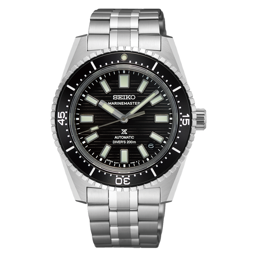 Seiko 62MAS Prospex Black Dark Water Marinemaster Men's Stainless Steel Watch SJE101J1