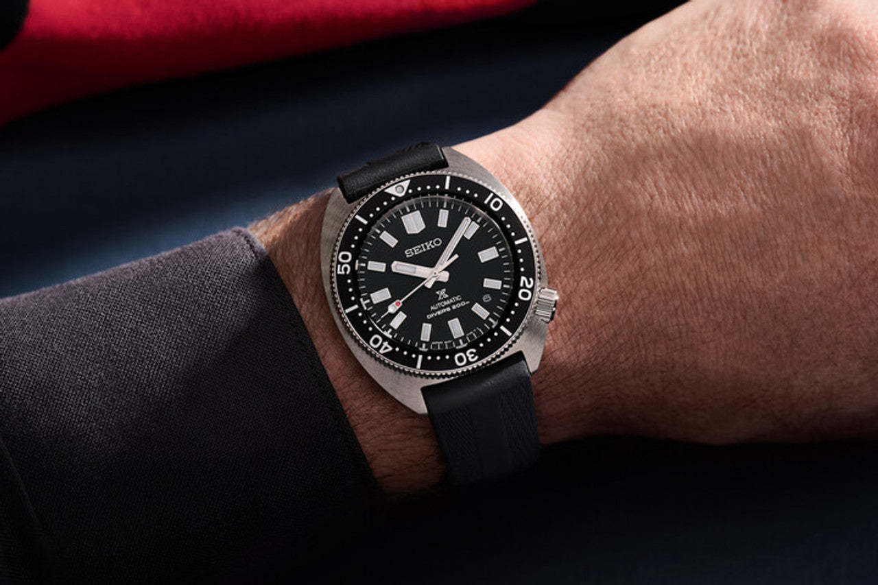 Seiko Prospex 1968 Heritage Slim Turtle Reinterpretation Black 200M Rubber Strap Watch SPB317J1