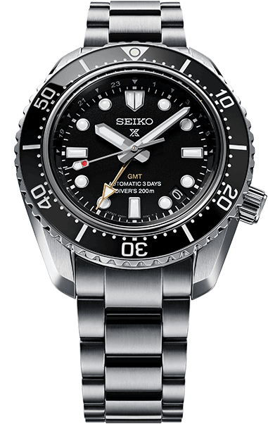 Seiko 1968 Japan Made Black GMT Baby Marinemaster 200M Men's Diver's Watch SPB383J1