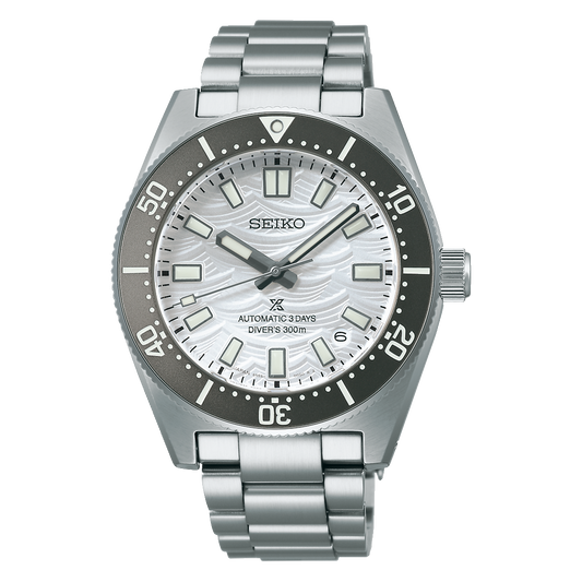 Seiko Prospex 1965 Heritage Diver's 62MAS 60th Anniv LE Silver Men's Stainless Steel Watch SPB511J1