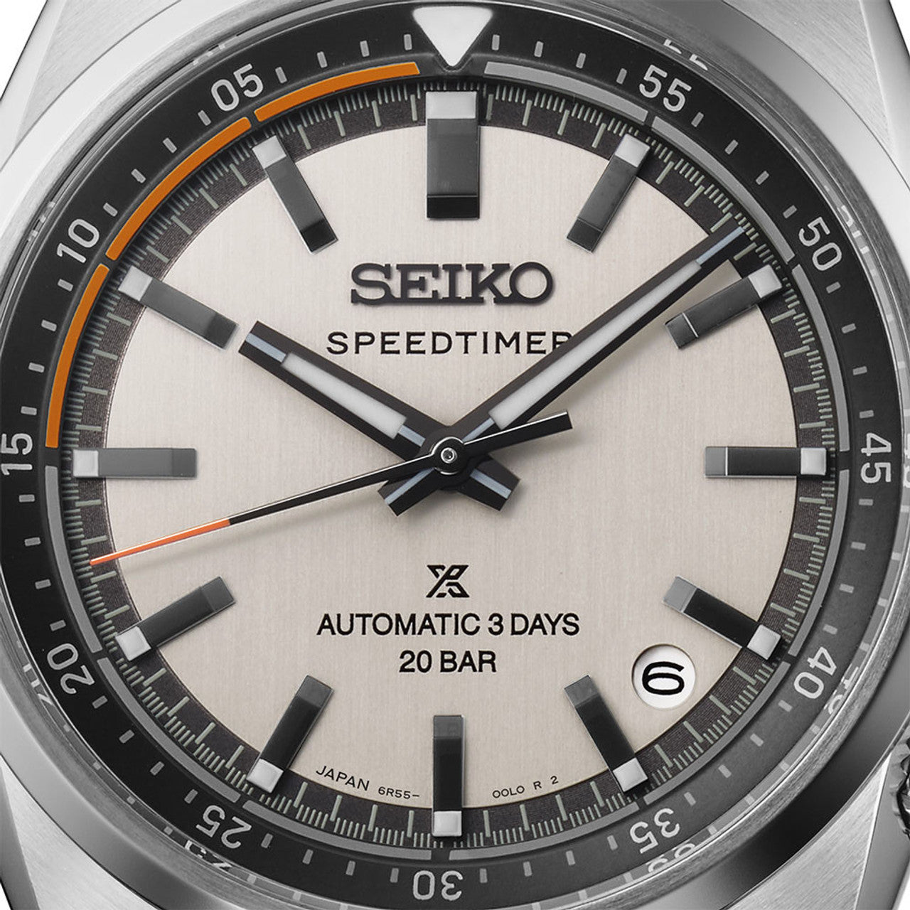 Seiko Prospex Speedtimer Automatic Vintage Off-white Men's Stainless Watch SPB513J1