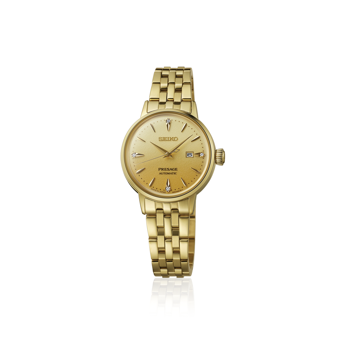 Seiko Japan Made Presage Cocktail Time "‘Eggnogg" Ladies' Watch SRE018J1