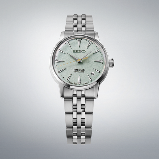 Seiko Japan Made Presage Cocktail Time "Frozen Mojito" Ladies' Watch SRPL63J1