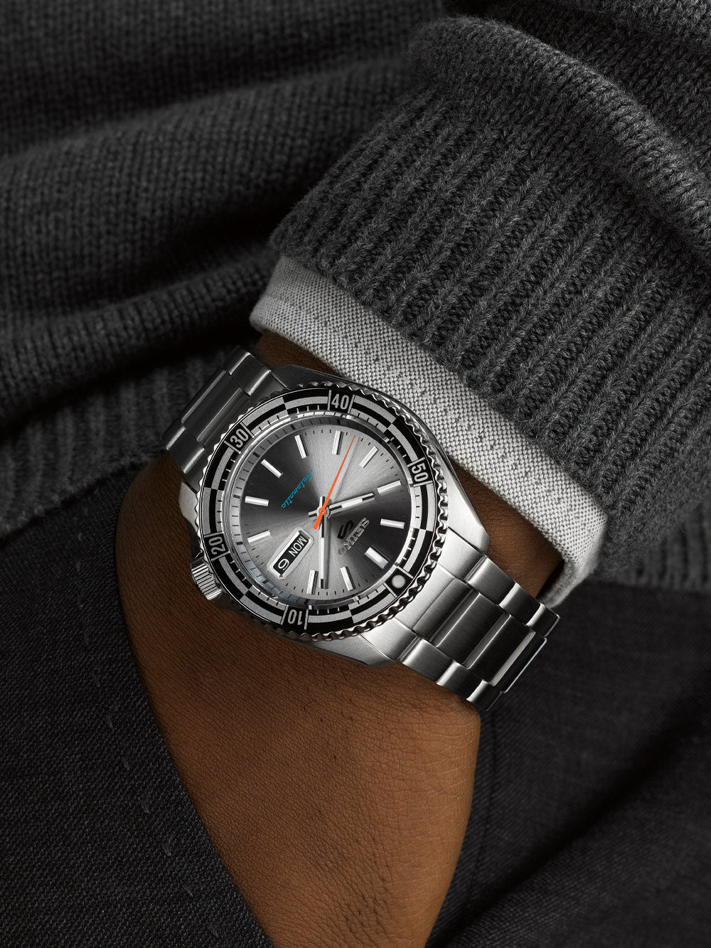 Seiko 100M X New Rally Timer Special Edition Automatic Watch SRPK09K1