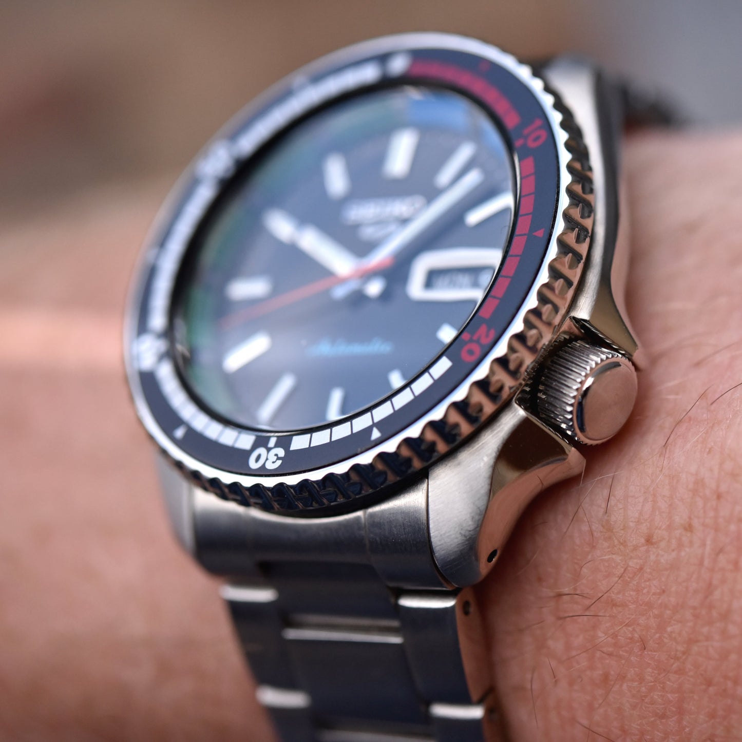 Seiko 5 100M  X Regatta Timer Special Edition Automatic Watch SRPK13K1