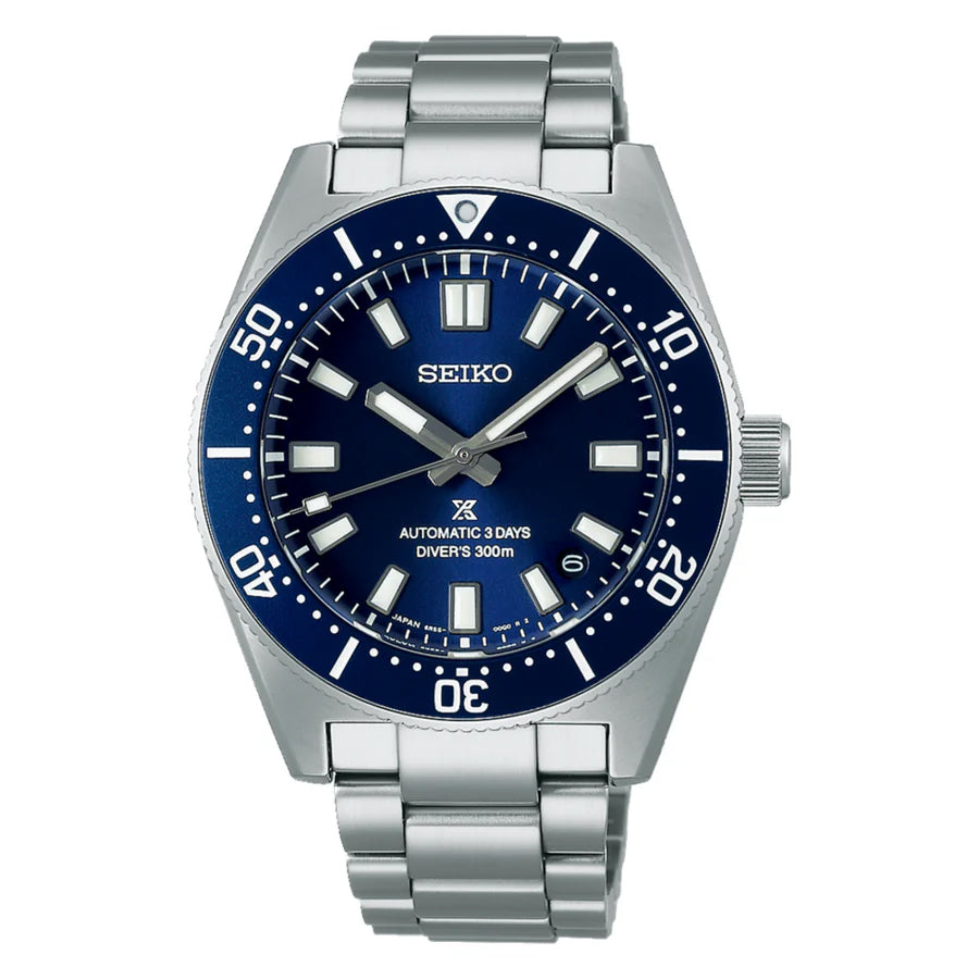 Seiko 62MAS Prospex 300m Diver's 1965 Blue Men's Stainless Steel Watch SPB451J1