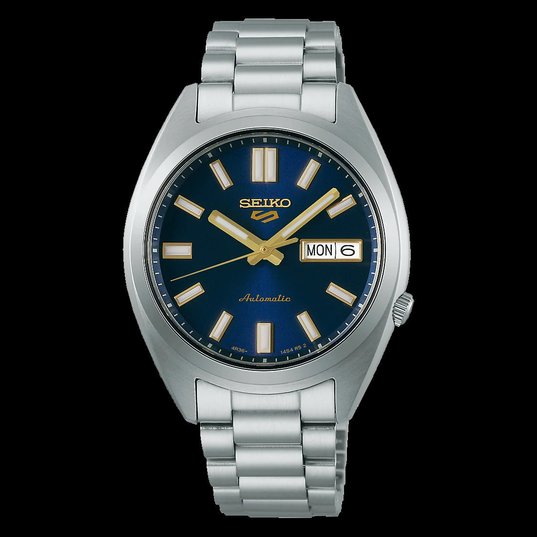 Seiko 5 Sports 100M SNXS Reissue Blazer Blue Automatic Stainless Steel Watch SRPL55K1